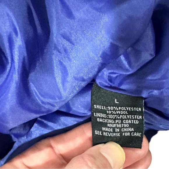 Dollhouse NYC Grey Double-Breasted 3 Button Pea Coat Jacket Sz L Pockets NWT - Picture 15 of 16